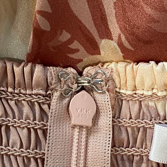 Reformation Barrow Silk Dress Bellini - Picture 11 of 12